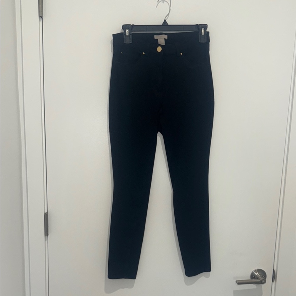 H&M Black High-Rise Skinny Jeans 4